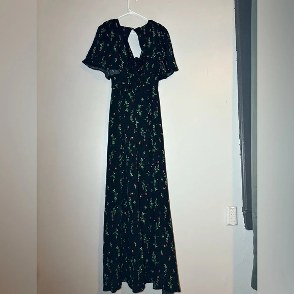 AFRM Ramon Tie Front Maxi Dress size small petite - Picture 6 of 7